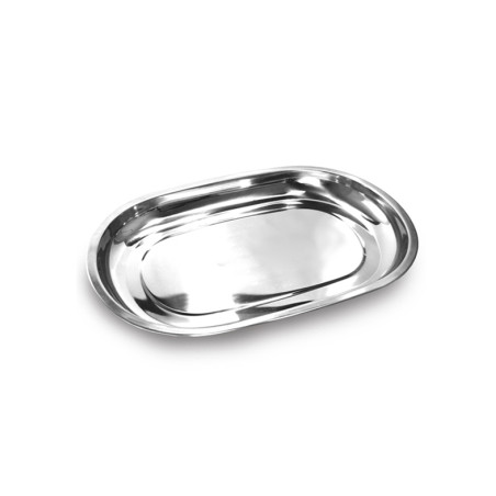 Baixela Oval Aço Inox 35 cm