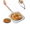 Pá Para Pizza Cabo de Madeira Aço Inox 30 cm