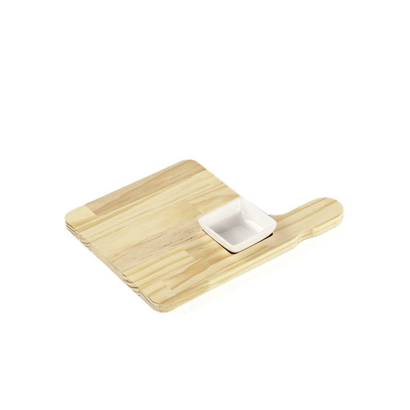 Tabua Pinus P/ Hamburguer com Pote