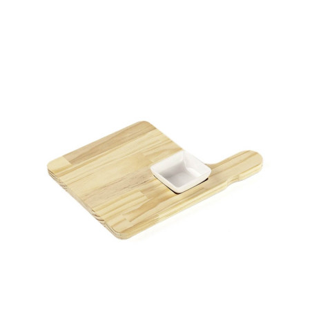 Tabua Pinus P/ Hamburguer com Pote