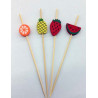 Palito P/Petisco Frutas - 20 Unidades