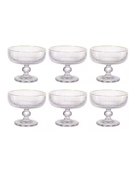 Jg de Taca Sobremesa Graffiato 06 pcs
