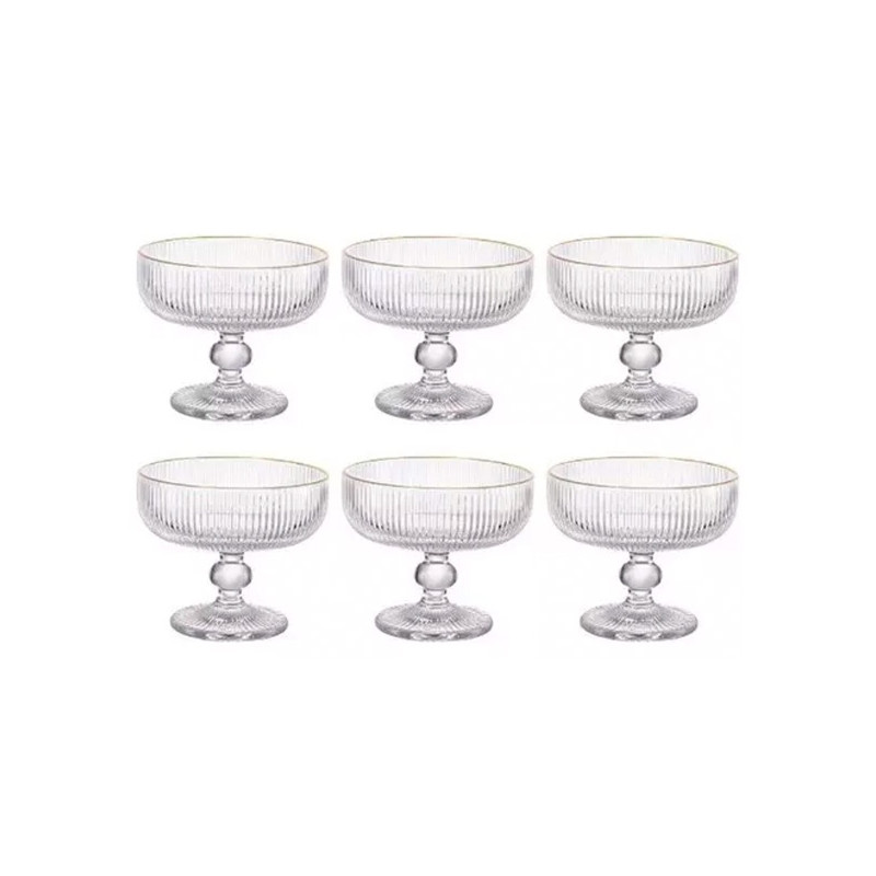 Jg de Taca Sobremesa Graffiato 06 pcs