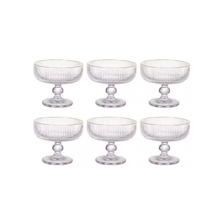 Jg de Taca Sobremesa Graffiato 06 pcs