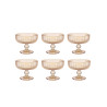 Jg de Taca Sobremesa Ambar Graffiato 06 pcs