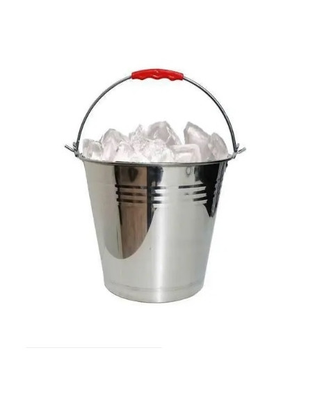 Balde com Alça Aço Inox para Garrafas 10,0L