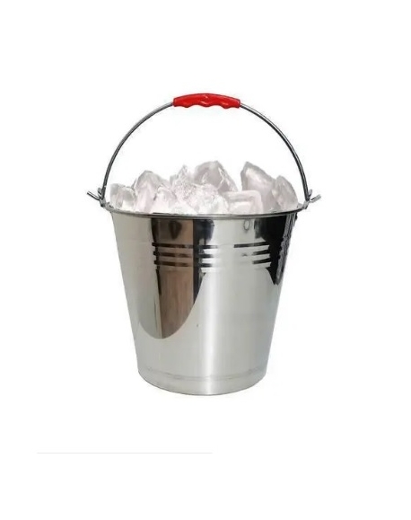 Balde com Alça Aço Inox para Garrafas 10,0L