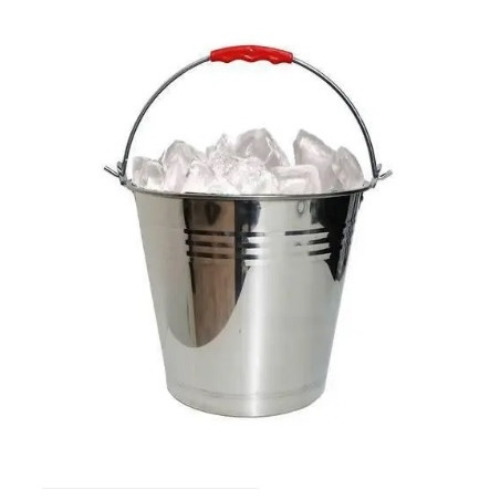 Balde com Alça Aço Inox para Garrafas 10,0L