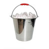 Balde com Alça Aço Inox para Garrafas 10,0L Balde com Alça Aço Inox para Garrafas 10,0L