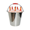 Balde com Alça Aço Inox para Garrafas 10,0L Balde com Alça Aço Inox para Garrafas 10,0L