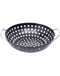 Grelha Perfurada Para Churrasqueira 28 cm