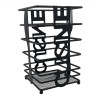 Porta Talher Aco Inox Preto