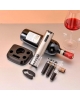 Kit Para vinho Aço Inox e Plastico 06 pcs