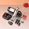 Kit Para vinho Aço Inox e Plastico 06 pcs
