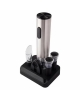 Kit Para vinho Aço Inox e Plastico 06 pcs