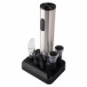 Kit Para vinho Aço Inox e Plastico 06 pcs