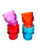 Jg de Copos Caveira Dose Color 42 ml 4 peças