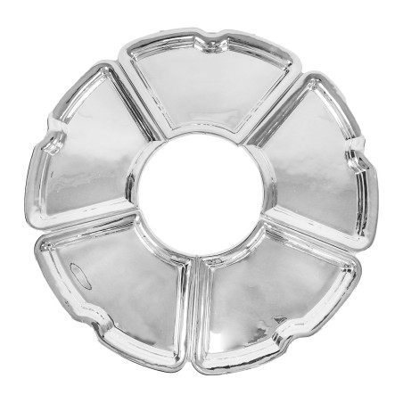 Bandeja Retangular Martelada 40x15cm