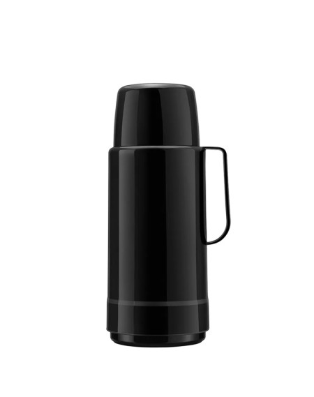 Garrafa Térmica Glt Rolha  Preta 1 LT