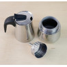 Cafeteira Italiana 04 Xícaras Inox 200 ML