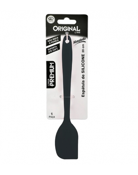 Espátula Reta de Silicone 20 CM