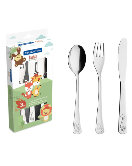 Conjuto De Talher Infatil 03 PCS