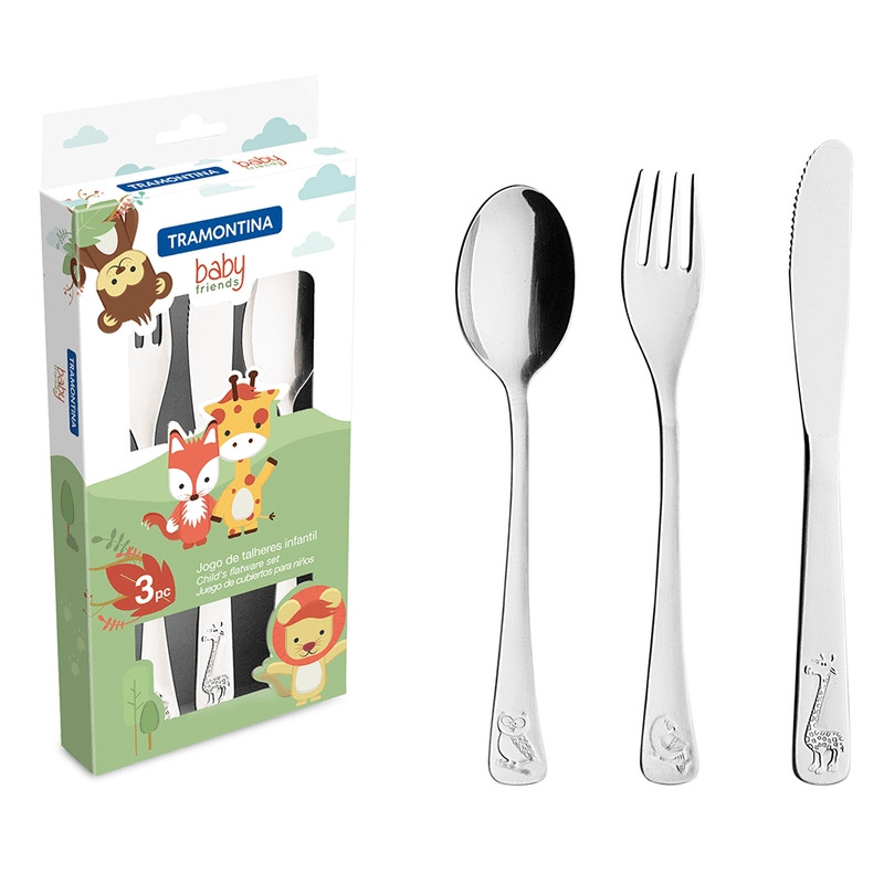 Conjuto De Talher Infatil 03 PCS