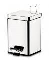 Lixeira Inox Quadrada C/ Pedal 06 LTS