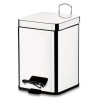 Lixeira Inox Quadrada C/ Pedal 06 LTS