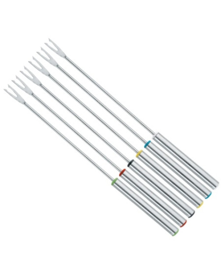 Garfo Fondue Cabo Aço Inox 06 PCS