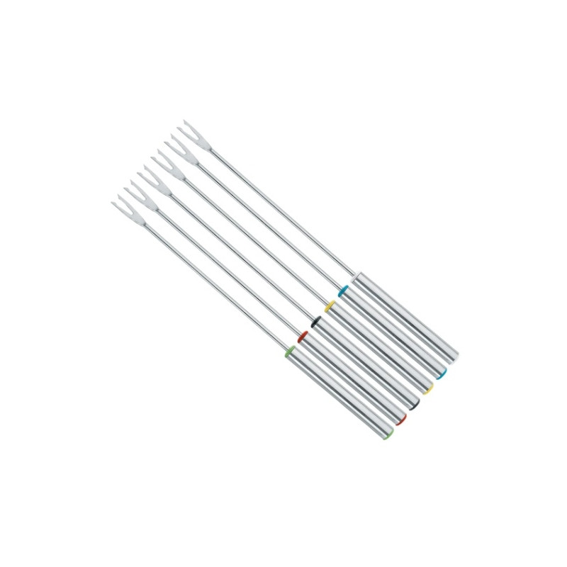 Garfo Fondue Cabo Aço Inox 06 PCS Garfo Fondue Cabo Aço Inox 06 PCS