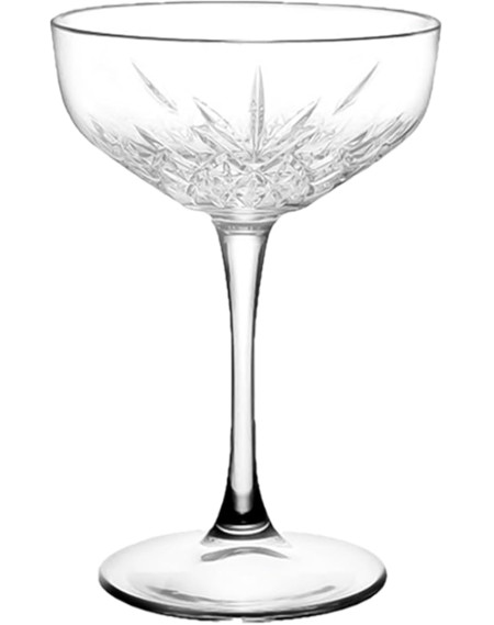 Jogo de Taça para Água Bico de Jaca 250ml Âmbar 6 unidades