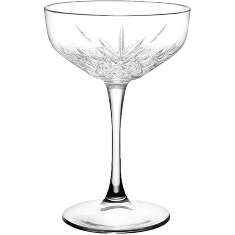 Jogo de Taça para Água Bico de Jaca 250ml Âmbar 6 unidades