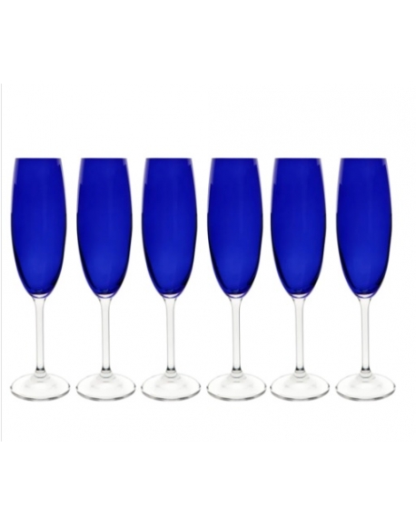 Jogo Taça De Champanhe Gastro Cobalt 220 ML