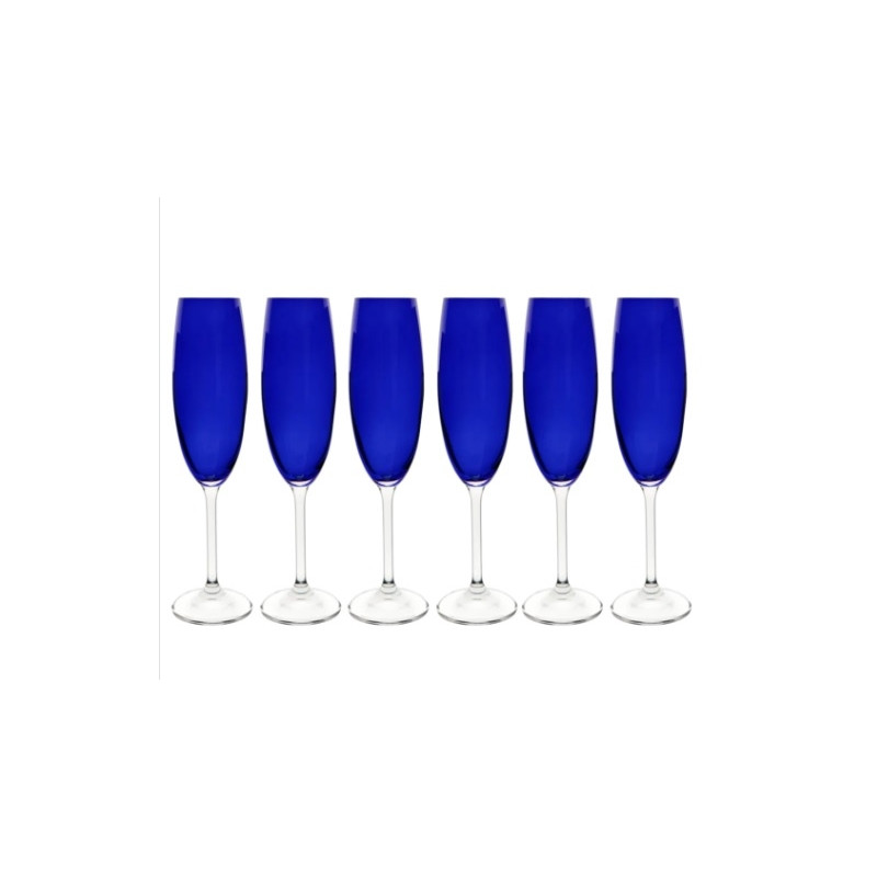 Jogo Taça De Champanhe Gastro Cobalt 220 ML