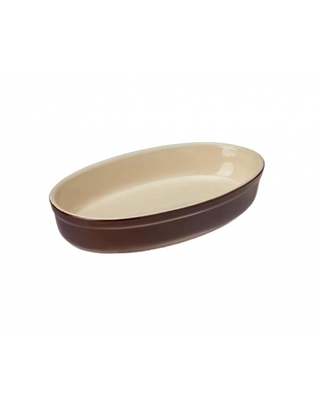 Travessa Oval Marrom 30 CM