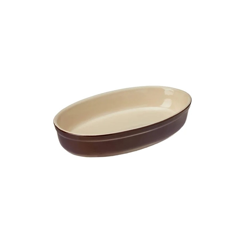 Travessa Oval Marrom 30 CM