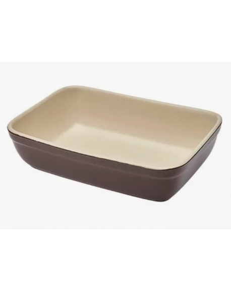 Travessa Refrataria Marrom 38 CM