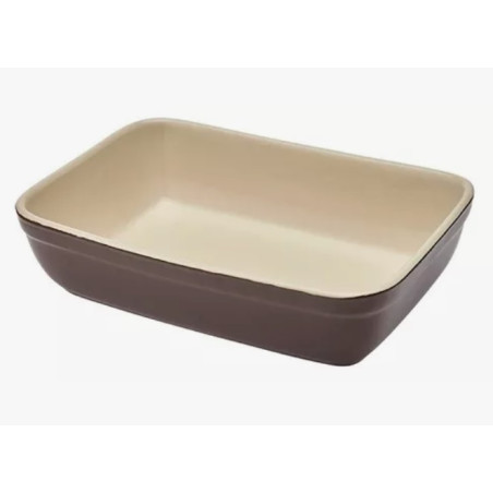 Travessa Refrataria Marrom 38 CM