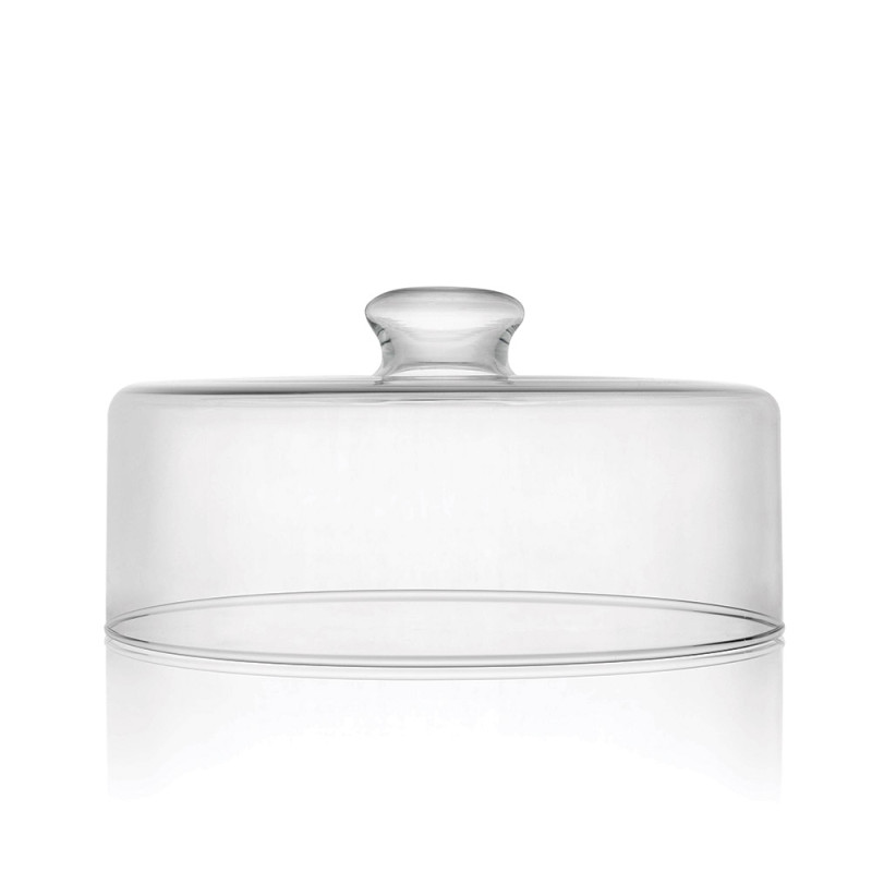 Cúpula de Vidro Reta Ø26,5 x 14cm