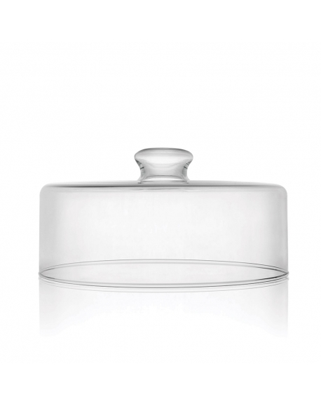 Cúpula de Vidro Reta Ø26,5 x 14cm