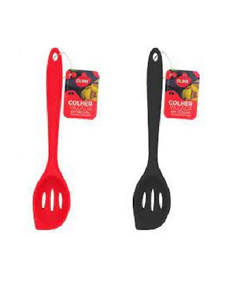 Colher Vazada de Silicone 26.5 cm