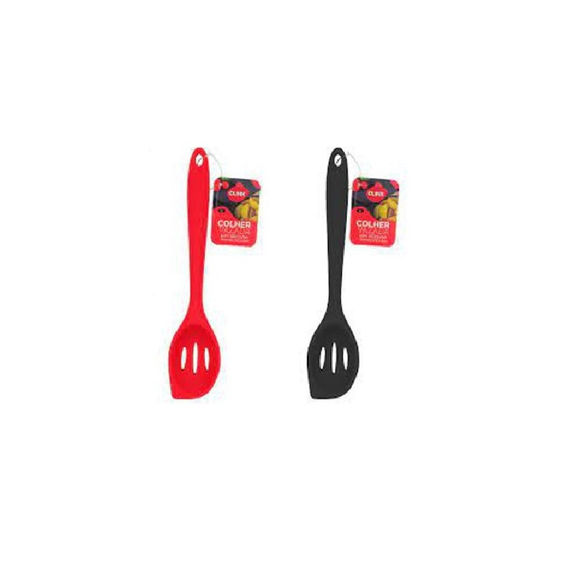 Colher Vazada de Silicone 26.5 cm