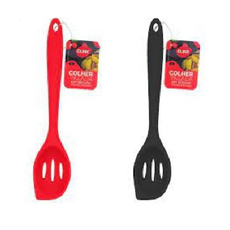 Colher Vazada de Silicone 26.5 cm