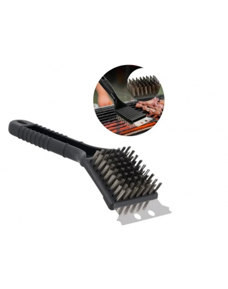 Escova de Aço com Raspador