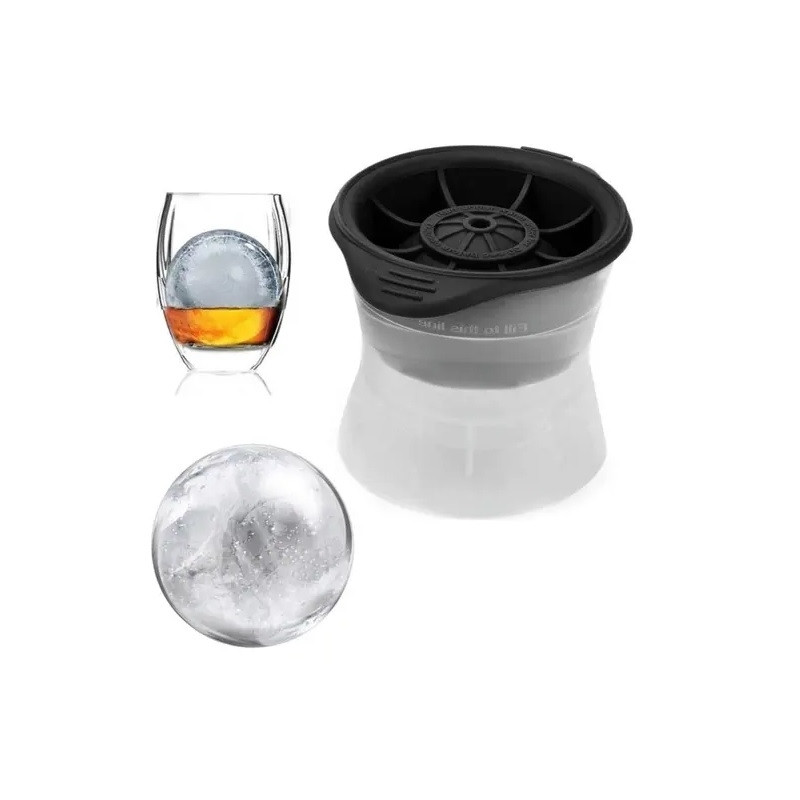 Forma de Gelo em Silicone Esférica Forma de Gelo em Silicone Esférica