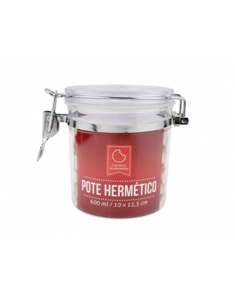 Pote Hermetico Plástico 8X10 CM