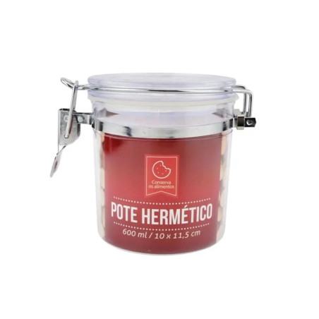 Pote Hermetico Plástico 8X10 CM