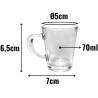 Jogo De Caneca De Cafe Lisa 6 Pcs