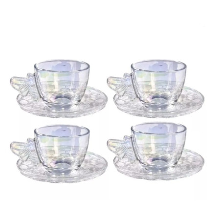 Jogo de Xicara para Café Rainbow 04 pcs